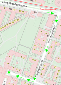 Wegbeschreibung Karte